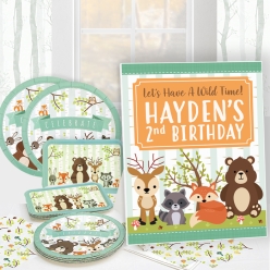 *Woodland PERSONALIZED Party Pack for 16